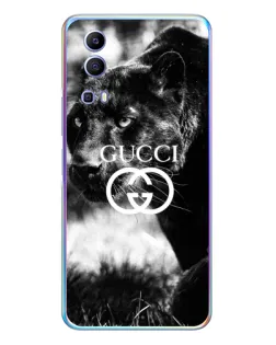 Чехол для Vivo Y72 с картинкой «Gucci — дикая природа»
