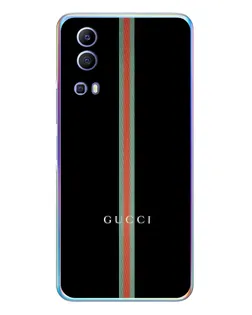 Чехол для Vivo Y72 с картинкой «Gucci — строгая линия»