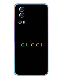 Чехол для Vivo Y72 с картинкой «Gucci — неоновый минимализм»