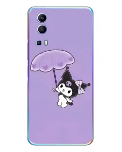 Чехол для Vivo Y72 с картинкой «Kuromi с зонтиком» Чехол для Vivo Y72 с картинкой «Kuromi с зонтиком»