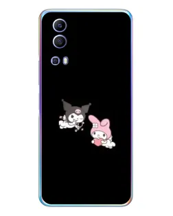Чехол для Vivo Y72 с картинкой «My Melody и Kuromi» Чехол для Vivo Y72 с картинкой «My Melody и Kuromi»