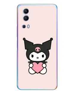 Чехол для Vivo Y72 с картинкой «Kuromi и сердце» Чехол для Vivo Y72 с картинкой «Kuromi и сердце»