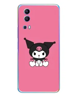 Чехол для Vivo Y72 с картинкой «Хмурая Kuromi» Чехол для Vivo Y72 с картинкой «Хмурая Kuromi»