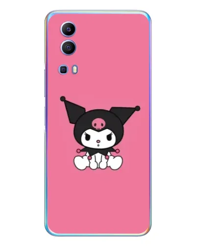 Чехол для Vivo Y72 с картинкой «Хмурая Kuromi» Чехол для Vivo Y72 с картинкой «Хмурая Kuromi»