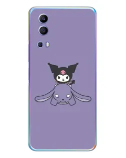 Чехол для Vivo Y72 с картинкой «Kuromi на лиловом фоне» Чехол для Vivo Y72 с картинкой «Kuromi на лиловом фоне»