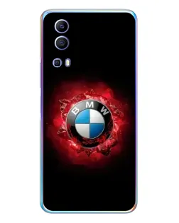 Чехол для Vivo Y72 с картинкой «Логотип BMW — вспышка»