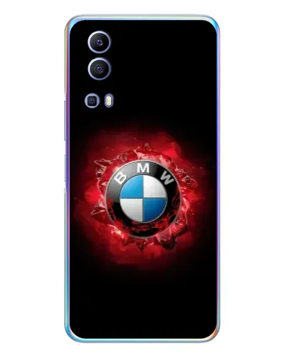 Чехол для Vivo Y72 с картинкой «Логотип BMW — вспышка»