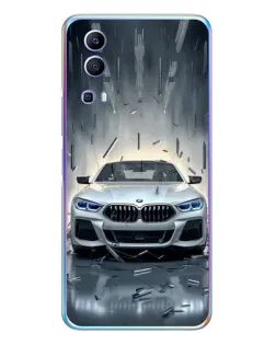 Чехол для Vivo Y72 с картинкой «BMW в свете фар»