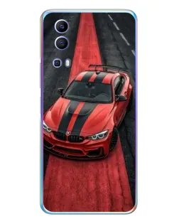 Чехол для Vivo Y72 с картинкой «BMW на красной дорожке»