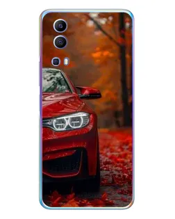 Чехол для Vivo Y72 с картинкой «Осенняя BMW M4»