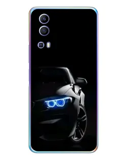 Чехол для Vivo Y72 с картинкой «BMW — ночной взгляд»