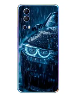 Чехол для Vivo Y72 с картинкой «BMW под дождем»