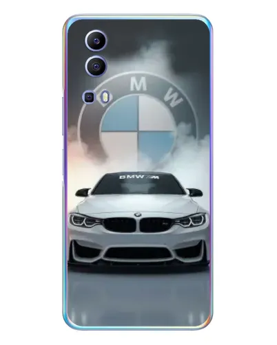 Чехол для Vivo Y72 с картинкой «BMW в белом дыму» Чехол для Vivo Y72 с картинкой «BMW в белом дыму»