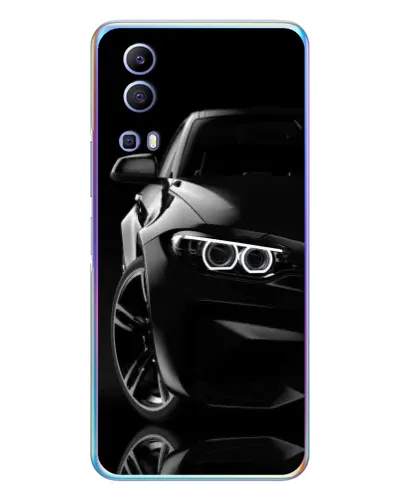 Чехол для Vivo Y72 с картинкой «Черная BMW — профиль» Чехол для Vivo Y72 с картинкой «Черная BMW — профиль»