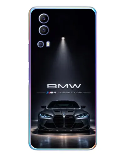 Чехол для Vivo Y72 с картинкой «BMW сквозь ночной город» Чехол для Vivo Y72 с картинкой «BMW сквозь ночной город»