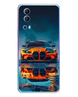 Чехол для Vivo Y72 с картинкой «BMW — золотая эмблема»