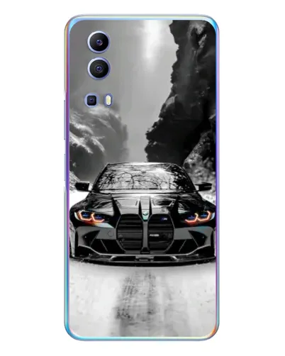 Чехол для Vivo Y72 с картинкой «BMW — акварельный дрифт» Чехол для Vivo Y72 с картинкой «BMW — акварельный дрифт»