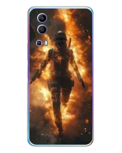 Чехол для Vivo Y72 с картинкой «BMW — скорость в дожде» Чехол для Vivo Y72 с картинкой «BMW — скорость в дожде»