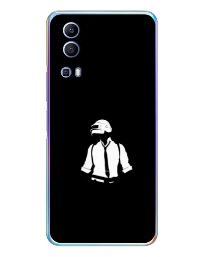 Чехол для Vivo Y72 с картинкой «PUBG — белый шлем» Чехол для Vivo Y72 с картинкой «PUBG — белый шлем»