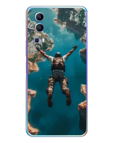 Чехол для Vivo Y72 с картинкой «PUBG — свободное падение» Чехол для Vivo Y72 с картинкой «PUBG — свободное падение»