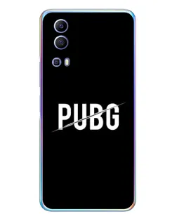 Чехол для Vivo Y72 с картинкой «PUBG — белый логотип»