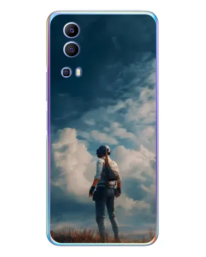Чехол для Vivo Y72 с картинкой «Герой PUBG на скале» Чехол для Vivo Y72 с картинкой «Герой PUBG на скале»