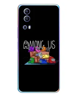 Чехол для Vivo Y72 с картинкой «Логотип Among Us»
