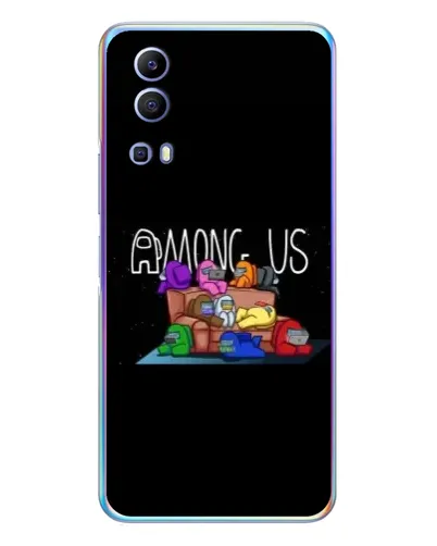 Чехол для Vivo Y72 с картинкой «Логотип Among Us»