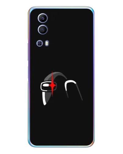 Чехол для Vivo Y72 с картинкой «Among Us шлем»