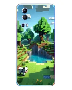 Чехол для Vivo Y72 с картинкой «Minecraft летний день» Чехол для Vivo Y72 с картинкой «Minecraft летний день»