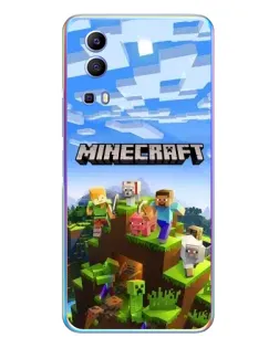 Чехол для Vivo Y72 с картинкой «Minecraft классический мир» Чехол для Vivo Y72 с картинкой «Minecraft классический мир»