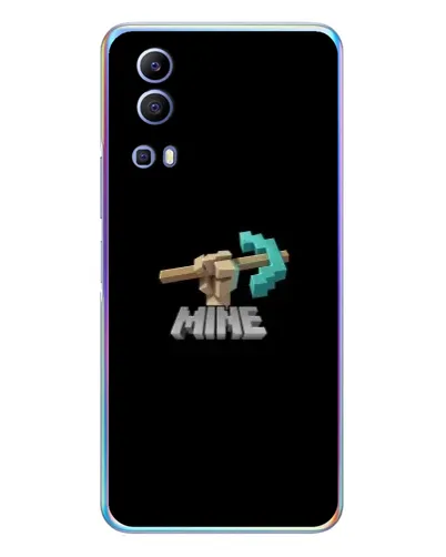 Чехол для Vivo Y72 с картинкой «Алмазная кирка»