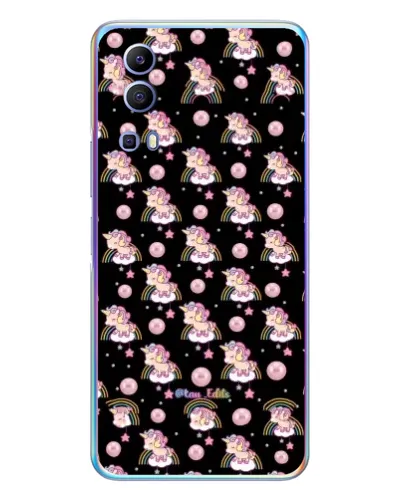 Чехол для Vivo Y72 с картинкой «Magic Unicorn паттерн»