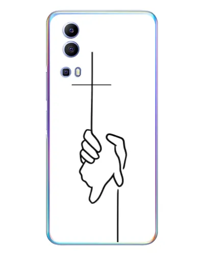 Чохол для Vivo Y72 з картинкою «Рука тримає» Чохол для Vivo Y72 з картинкою «Рука тримає»