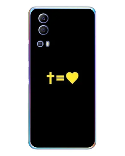 Чохол для Vivo Y72 з картинкою «Серце та Хрест» Чохол для Vivo Y72 з картинкою «Серце та Хрест»
