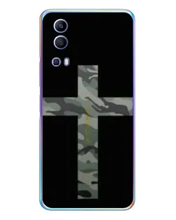 Чохол для Vivo Y72 з картинкою «Мілітарі Хрест»