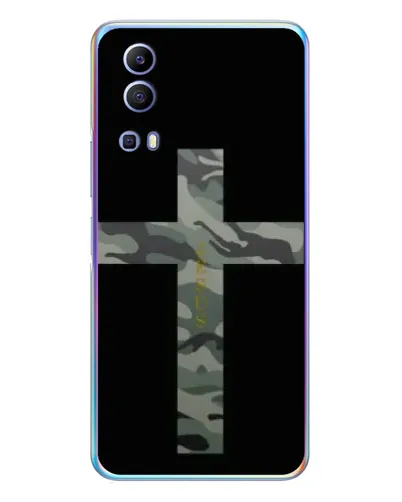 Чохол для Vivo Y72 з картинкою «Мілітарі Хрест» Чохол для Vivo Y72 з картинкою «Мілітарі Хрест»