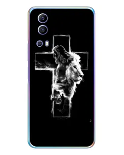 Чохол для Vivo Y72 з картинкою «Сяючий хрест Jesus»