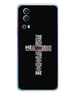 Чохол для Vivo Y72 з картинкою «Текстовий хрест»