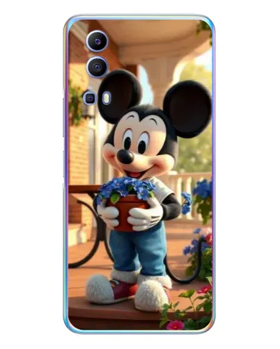 Чехол для Vivo Y72 с картинкой «Микки садовод» Чехол для Vivo Y72 с картинкой «Микки садовод»
