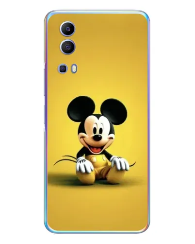 Чехол для Vivo Y72 с картинкой «Микки на желтом» Чехол для Vivo Y72 с картинкой «Микки на желтом»