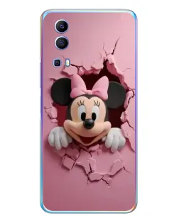 Чехол для Vivo Y72 с картинкой «Минни сквозь стену»