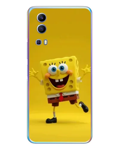 Чехол для Vivo Y72 с картинкой «Позитивный Губка Боб»