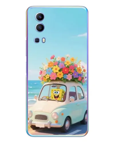 Чехол для Vivo Y72 с картинкой «Автомобильное путешествие»