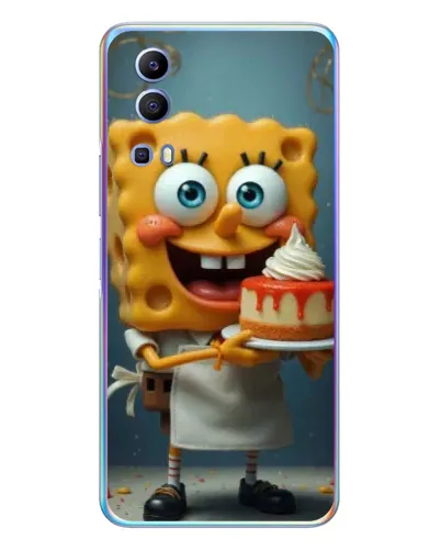 Чехол для Vivo Y72 с картинкой «Повар Спанч Боб»