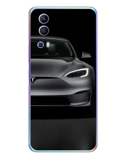 Чехол для Vivo Y72 с картинкой «Tesla Model S Look»