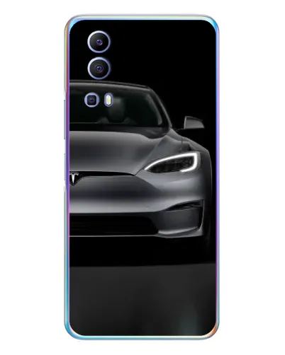 Чехол для Vivo Y72 с картинкой «Tesla Model S Look» Чехол для Vivo Y72 с картинкой «Tesla Model S Look»