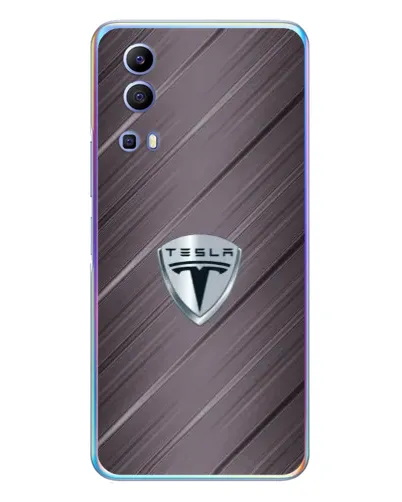 Чехол для Vivo Y72 с картинкой «Металлическая текстура Tesla» Чехол для Vivo Y72 с картинкой «Металлическая текстура Tesla»