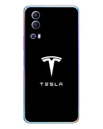 Чехол для Vivo Y72 с картинкой «Tesla White Logo» Чехол для Vivo Y72 с картинкой «Tesla White Logo»