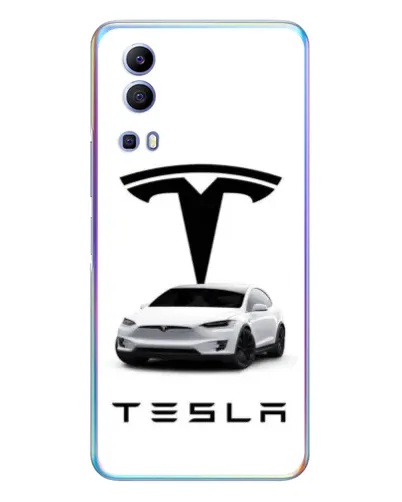 Чехол для Vivo Y72 с картинкой «Tesla White Style» Чехол для Vivo Y72 с картинкой «Tesla White Style»